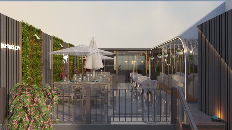 Aayu Residency & Restro Outside sitting Area view 1