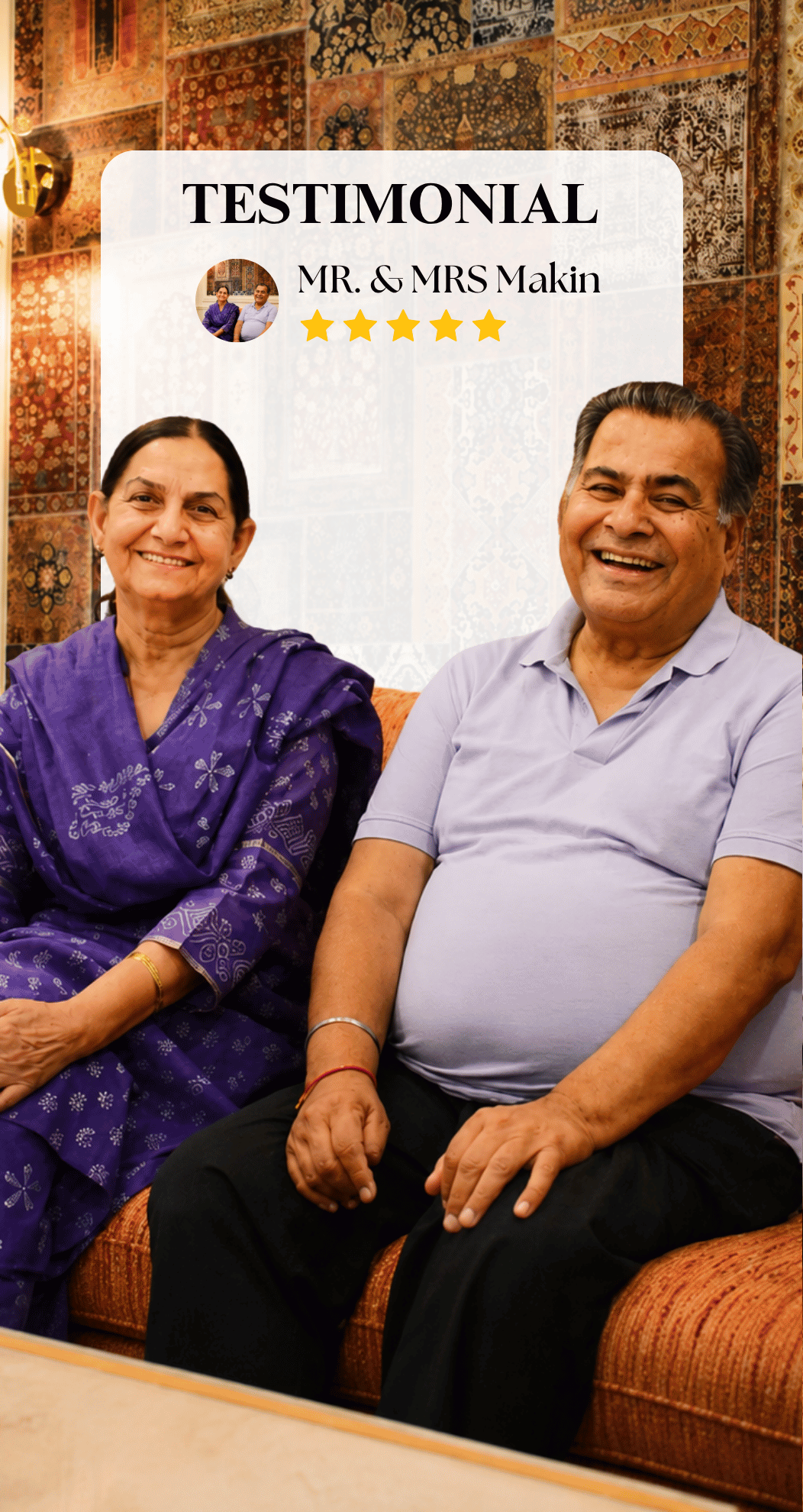 AD Interio client testimonial from Mr and Mrs Makin